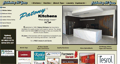 Desktop Screenshot of patonykitchens.com.au